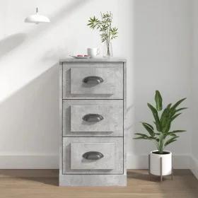 Betongraues Sperrholz-Sideboard 36 x 35,5 x 67,5 cm von vidaXL, Sideboards - Ref: Foro24-816220, Preis: 61,96 €, Rabatt: %