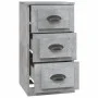 Aparador de madera contrachapada gris hormigón 36x35,5x67,5 cm de vidaXL, Aparadores - Ref: Foro24-816220, Precio: 61,96 €, D...