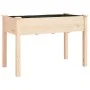 Planter with interior lining solid fir wood 118x59x76 cm by vidaXL, Pots and planters - Ref: Foro24-364233, Price: 108,39 €, ...