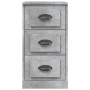 Concrete gray plywood sideboard 36x35.5x67.5 cm by vidaXL, Sideboards - Ref: Foro24-816220, Price: 62,82 €, Discount: %