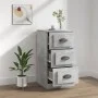 Betongraues Sperrholz-Sideboard 36 x 35,5 x 67,5 cm von vidaXL, Sideboards - Ref: Foro24-816220, Preis: 61,96 €, Rabatt: %