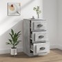Concrete gray plywood sideboard 36x35.5x67.5 cm by vidaXL, Sideboards - Ref: Foro24-816220, Price: 62,82 €, Discount: %