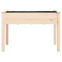 Planter with interior lining solid fir wood 118x59x76 cm by vidaXL, Pots and planters - Ref: Foro24-364233, Price: 111,03 €, ...