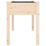 Pflanzgefäß mit Innenverkleidung aus massivem Tannenholz 118x59x76 cm von vidaXL, Töpfe und Pflanzgefäße - Ref: Foro24-364233...