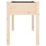 Planter with interior lining solid fir wood 118x59x76 cm by vidaXL, Pots and planters - Ref: Foro24-364233, Price: 108,39 €, ...