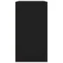 Black plywood makeup cabinet 80x40x75 cm by vidaXL, Lockers and storage cabinets - Ref: Foro24-808838, Price: 59,13 €, Discou...