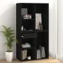 Black plywood makeup cabinet 80x40x75 cm by vidaXL, Lockers and storage cabinets - Ref: Foro24-808838, Price: 59,13 €, Discou...