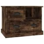 Mesita de noche color roble ahumado 60x39x45 cm de vidaXL, Mesitas de noche - Ref: Foro24-816365, Precio: 58,07 €, Descuento: %