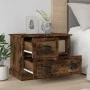 Smoked oak nightstand 60x39x45 cm by vidaXL, Nightstands - Ref: Foro24-816365, Price: 58,79 €, Discount: %