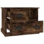 Mesita de noche color roble ahumado 60x39x45 cm de vidaXL, Mesitas de noche - Ref: Foro24-816365, Precio: 58,07 €, Descuento: %