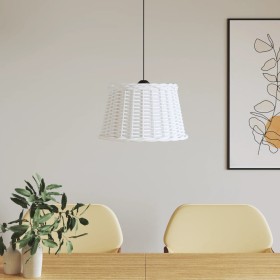 Ceiling lampshade in white wicker Ø45x28 cm by vidaXL, Lampshades - Ref: Foro24-364370, Price: 40,58 €, Discount: %