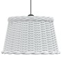 Ceiling lampshade in white wicker Ø45x28 cm by vidaXL, Lampshades - Ref: Foro24-364370, Price: 40,58 €, Discount: %