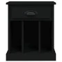 Bedside tables 2 units black 43x36x50 cm by vidaXL, Nightstands - Ref: Foro24-816347, Price: 74,49 €, Discount: %