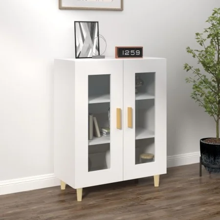 White engineered wood sideboard 69.5x34x90 cm by vidaXL, Sideboards - Ref: Foro24-812114, Price: 80,28 €, Discount: %