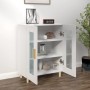 Aparador de madera de ingeniería blanco 69,5x34x90 cm de vidaXL, Aparadores - Ref: Foro24-812114, Precio: 81,13 €