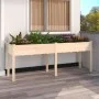 Pflanzgefäß mit Innenverkleidung aus massivem Tannenholz, 203 x 53 x 76 cm von vidaXL, Töpfe und Pflanzgefäße - Ref: Foro24-3...