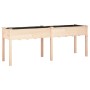 Planter with interior lining solid fir wood 203x53x76 cm by vidaXL, Pots and planters - Ref: Foro24-364239, Price: 111,45 €, ...