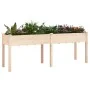 Planter with interior lining solid fir wood 203x53x76 cm by vidaXL, Pots and planters - Ref: Foro24-364239, Price: 128,66 €, ...