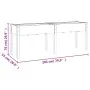 Planter with interior lining solid fir wood 203x53x76 cm by vidaXL, Pots and planters - Ref: Foro24-364239, Price: 128,66 €, ...
