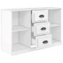 Hochglanzweißes Sperrholz-Sideboard 104,5 x 35,5 x 67,5 cm von vidaXL, Sideboards - Ref: Foro24-816234, Preis: 79,13 €, Rabat...