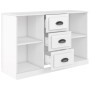 Hochglanzweißes Sperrholz-Sideboard 104,5 x 35,5 x 67,5 cm von vidaXL, Sideboards - Ref: Foro24-816234, Preis: 97,08 €, Rabat...