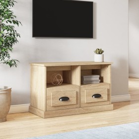 TV-Schrank aus Sonoma-Eichensperrholz, 80 x 35 x 50 cm von vidaXL, TV-Möbel - Ref: Foro24-816283, Preis: 63,61 €, Rabatt: %