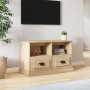 TV-Schrank aus Sonoma-Eichensperrholz, 80 x 35 x 50 cm von vidaXL, TV-Möbel - Ref: Foro24-816283, Preis: 63,61 €, Rabatt: %