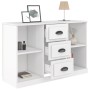 Hochglanzweißes Sperrholz-Sideboard 104,5 x 35,5 x 67,5 cm von vidaXL, Sideboards - Ref: Foro24-816234, Preis: 97,08 €, Rabat...