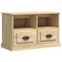 TV-Schrank aus Sonoma-Eichensperrholz, 80 x 35 x 50 cm von vidaXL, TV-Möbel - Ref: Foro24-816283, Preis: 63,61 €, Rabatt: %