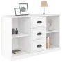 Hochglanzweißes Sperrholz-Sideboard 104,5 x 35,5 x 67,5 cm von vidaXL, Sideboards - Ref: Foro24-816234, Preis: 79,13 €, Rabat...
