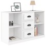 Hochglanzweißes Sperrholz-Sideboard 104,5 x 35,5 x 67,5 cm von vidaXL, Sideboards - Ref: Foro24-816234, Preis: 97,08 €, Rabat...