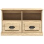 TV-Schrank aus Sonoma-Eichensperrholz, 80 x 35 x 50 cm von vidaXL, TV-Möbel - Ref: Foro24-816283, Preis: 63,61 €, Rabatt: %