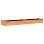 Raised planter box with brown fir wood lining 240x45x25 cm by vidaXL, Pots and planters - Ref: Foro24-364296, Price: 86,43 €,...