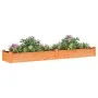 Raised planter box with brown fir wood lining 240x45x25 cm by vidaXL, Pots and planters - Ref: Foro24-364296, Price: 86,43 €,...