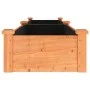 Raised planter box with brown fir wood lining 240x45x25 cm by vidaXL, Pots and planters - Ref: Foro24-364296, Price: 86,43 €,...