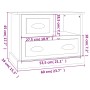 Gray concrete bedside table 60x39x45 cm by vidaXL, Nightstands - Ref: Foro24-816364, Price: 57,92 €, Discount: %