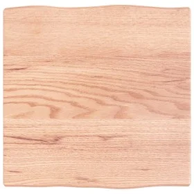 Tischplatte aus behandeltem Eichenholz mit Naturkante 40x40x2 cm von vidaXL, Tischplatten - Ref: Foro24-363926, Preis: 28,31 ...