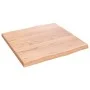 Treated oak wood table top with natural edge 40x40x2 cm by vidaXL, Table tops - Ref: Foro24-363926, Price: 28,31 €, Discount: %