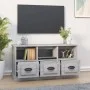 Mueble para TV madera contrachapada gris Sonoma 100x35x50 cm de vidaXL, Muebles TV - Ref: Foro24-816294, Precio: 77,23 €, Des...