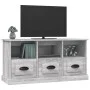 Mueble para TV madera contrachapada gris Sonoma 100x35x50 cm de vidaXL, Muebles TV - Ref: Foro24-816294, Precio: 77,23 €, Des...