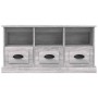 Sonoma TV-Möbel aus grauem Sperrholz 100x35x50 cm von vidaXL, TV-Möbel - Ref: Foro24-816294, Preis: 78,18 €, Rabatt: %