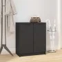 Schwarzer Schuhschrank aus Sperrholz, 59 x 35 x 70 cm von vidaXL, Schuhregale und Schuhorganisatoren - Ref: Foro24-811422, Pr...