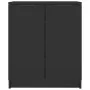 Schwarzer Schuhschrank aus Sperrholz, 59 x 35 x 70 cm von vidaXL, Schuhregale und Schuhorganisatoren - Ref: Foro24-811422, Pr...