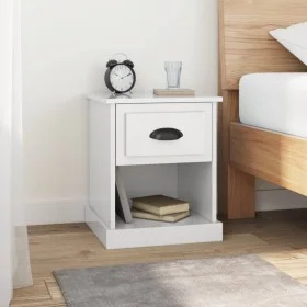 Bedside tables 2 units glossy white wood 39x39x47.5 cm by vidaXL, Nightstands - Ref: Foro24-816133, Price: 54,37 €, Discount: %