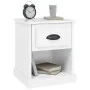 Mesitas de noche 2 uds madera blanco brillante 39x39x47,5 cm de vidaXL, Mesitas de noche - Ref: Foro24-816133, Precio: 54,29 ...