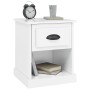 Nachttische 2 Stk. glänzendes weißes Holz 39x39x47,5 cm von vidaXL, Nachttische - Ref: Foro24-816133, Preis: 54,84 €, Rabatt: %