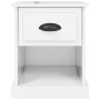 Mesitas de noche 2 uds madera blanco brillante 39x39x47,5 cm de vidaXL, Mesitas de noche - Ref: Foro24-816133, Precio: 54,78 ...
