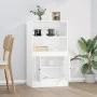 Aparador de madera contrachapada blanco 60x35,5x103,5 cm de vidaXL, Aparadores - Ref: Foro24-816312, Precio: 89,84 €, Descuen...