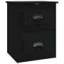 Black wall bedside table 41.5x36x53 cm by vidaXL, Nightstands - Ref: Foro24-816394, Price: 47,24 €, Discount: %