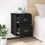 Black wall bedside table 41.5x36x53 cm by vidaXL, Nightstands - Ref: Foro24-816394, Price: 47,24 €, Discount: %
